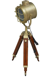 Brass Tripod Lamp Home Decor - WoodenTwist